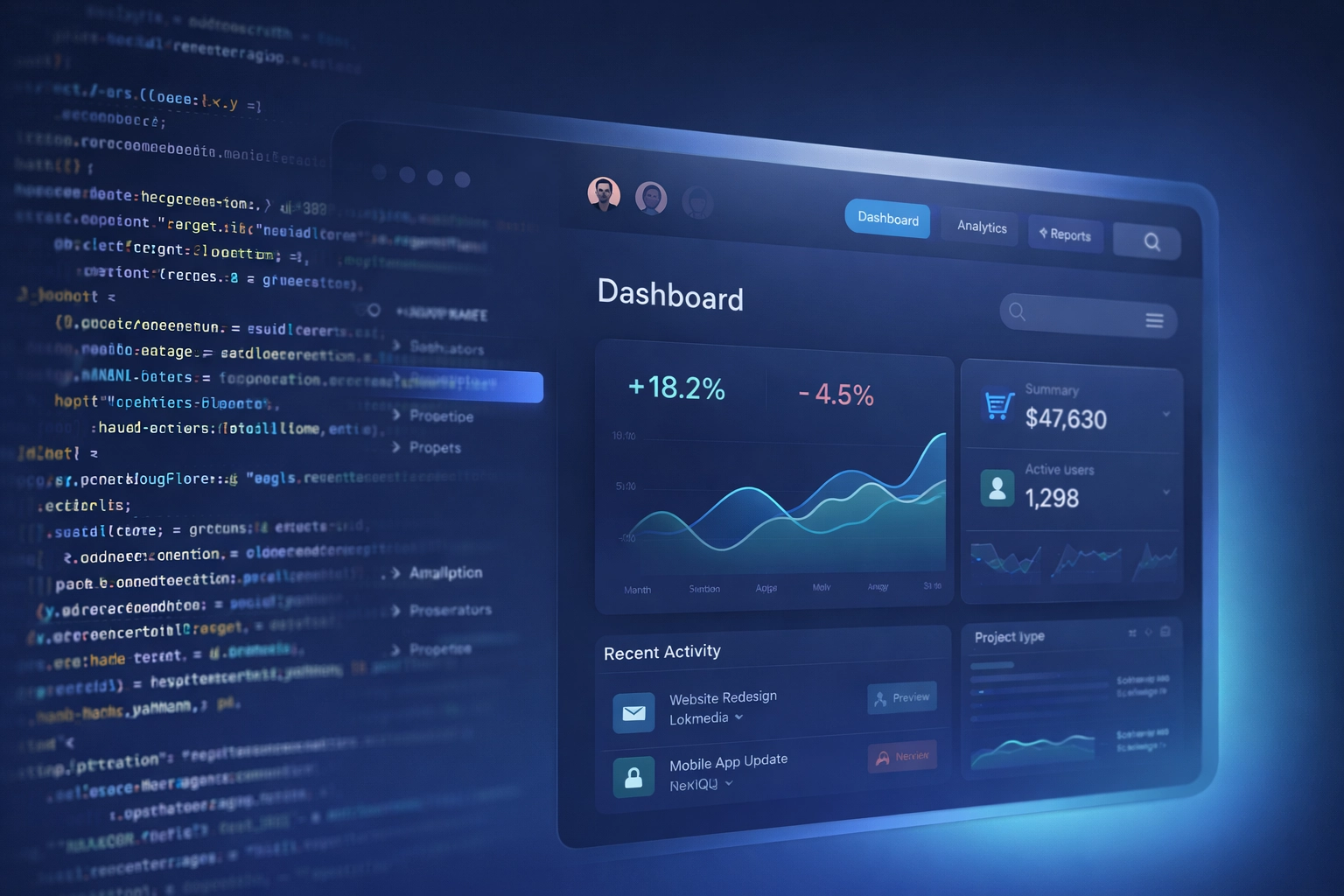 Software and analytics visualization